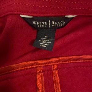 White House Black Market good condition red jacket